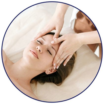 Bước 6 – Massage mặt thư giãn Bước 6 - Massage mặt thư giãn