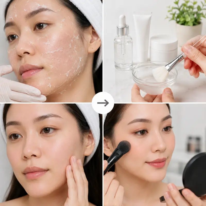Sau Peel Da Có Được Makeup Không