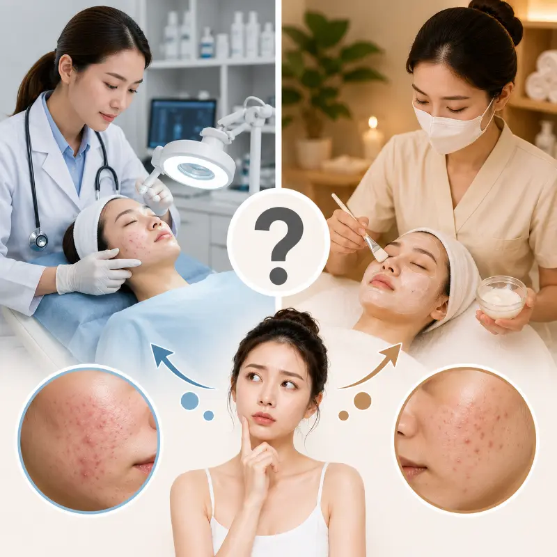 Trị Mụn Nên Đi Spa Hay Da Liễu