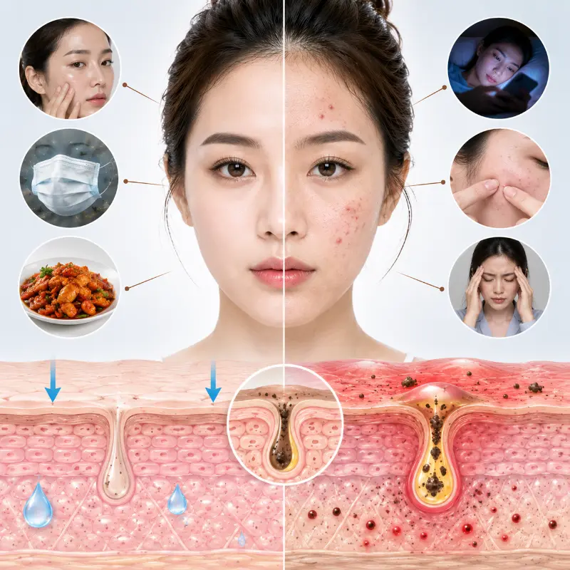 Vì Sao Da Dễ Tái Mụn Sau Điều Trị